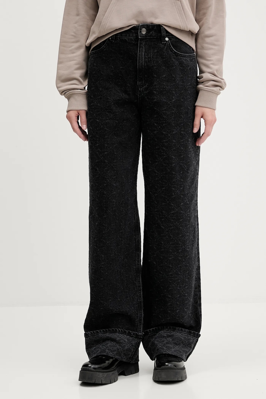 Džíny HUGO Gealena_3 dámské, high waist, 50549510