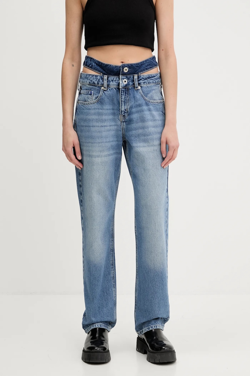 Džíny Karl Lagerfeld Jeans dámské, high waist, A3W10004