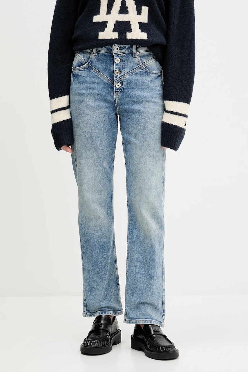 Džíny Karl Lagerfeld Jeans dámské, high waist, A4W10054