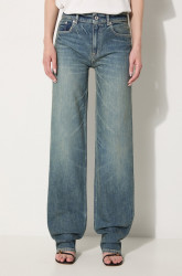 Džíny Kenzo Asagao Regular Waist Fit Jeans dámské, high waist, FE62DP2166S7.DY