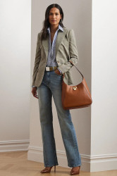 Džíny Lauren Ralph Lauren dámské, modrá barva, 200979253