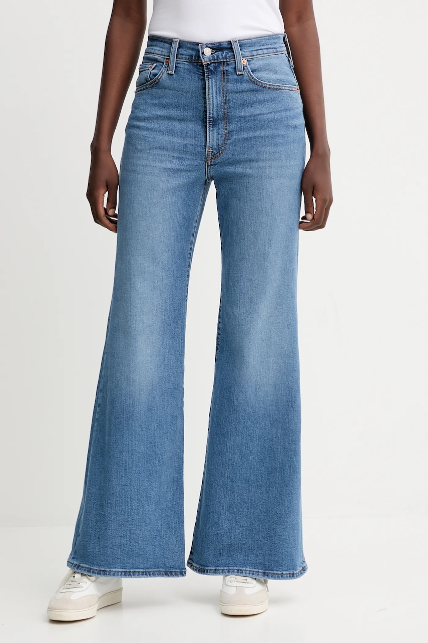 Džíny Levi's RIBCAGE BELLS dámské, high waist, A7503.0014