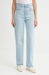 Džíny Levi's RIBCAGE FULL LENGTH dámské, high waist, 79078.0045