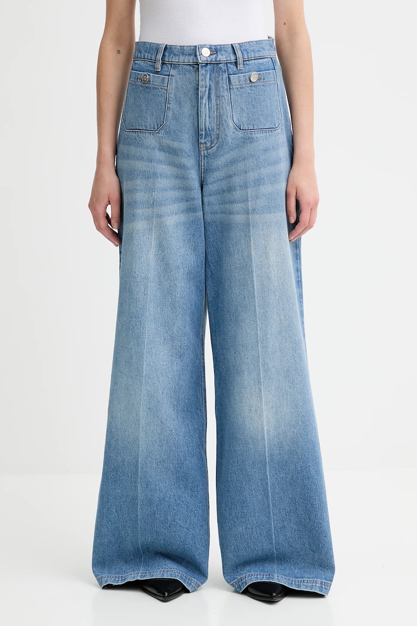 Džíny MUNTHE LODWAR dámské, modrá barva, 253148025305