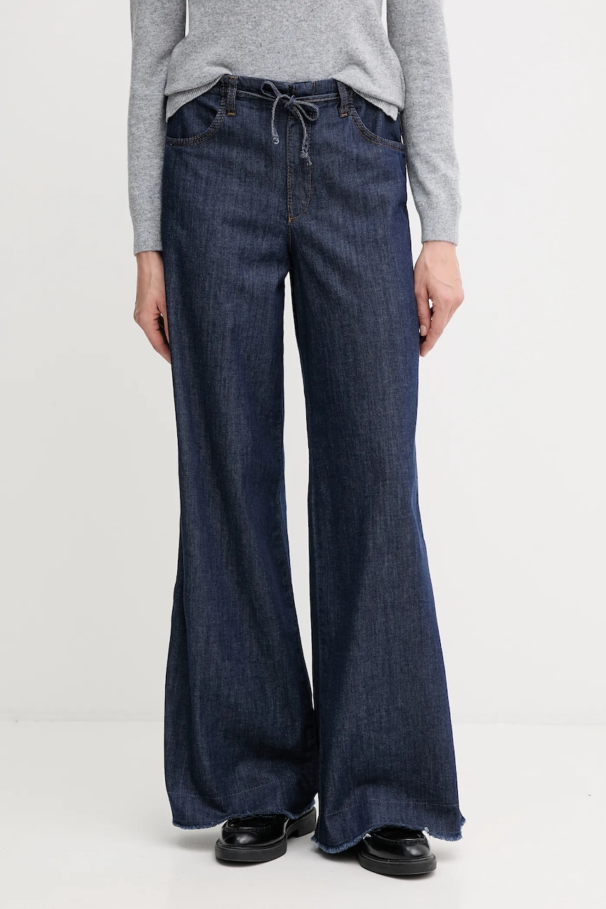 Džíny OUI dámské, tmavomodrá barva, 94336