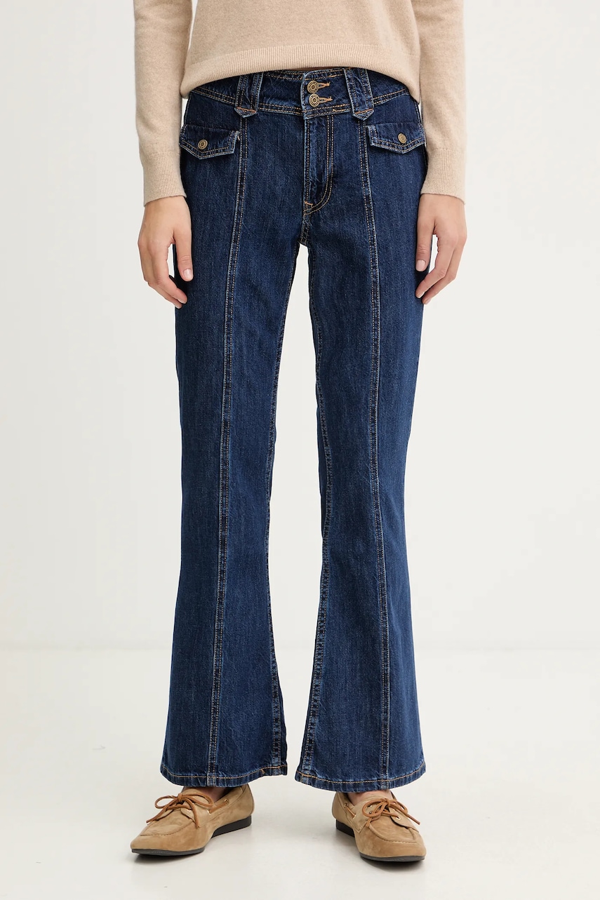 Džíny Pepe Jeans dámské, medium waist, PL2050891