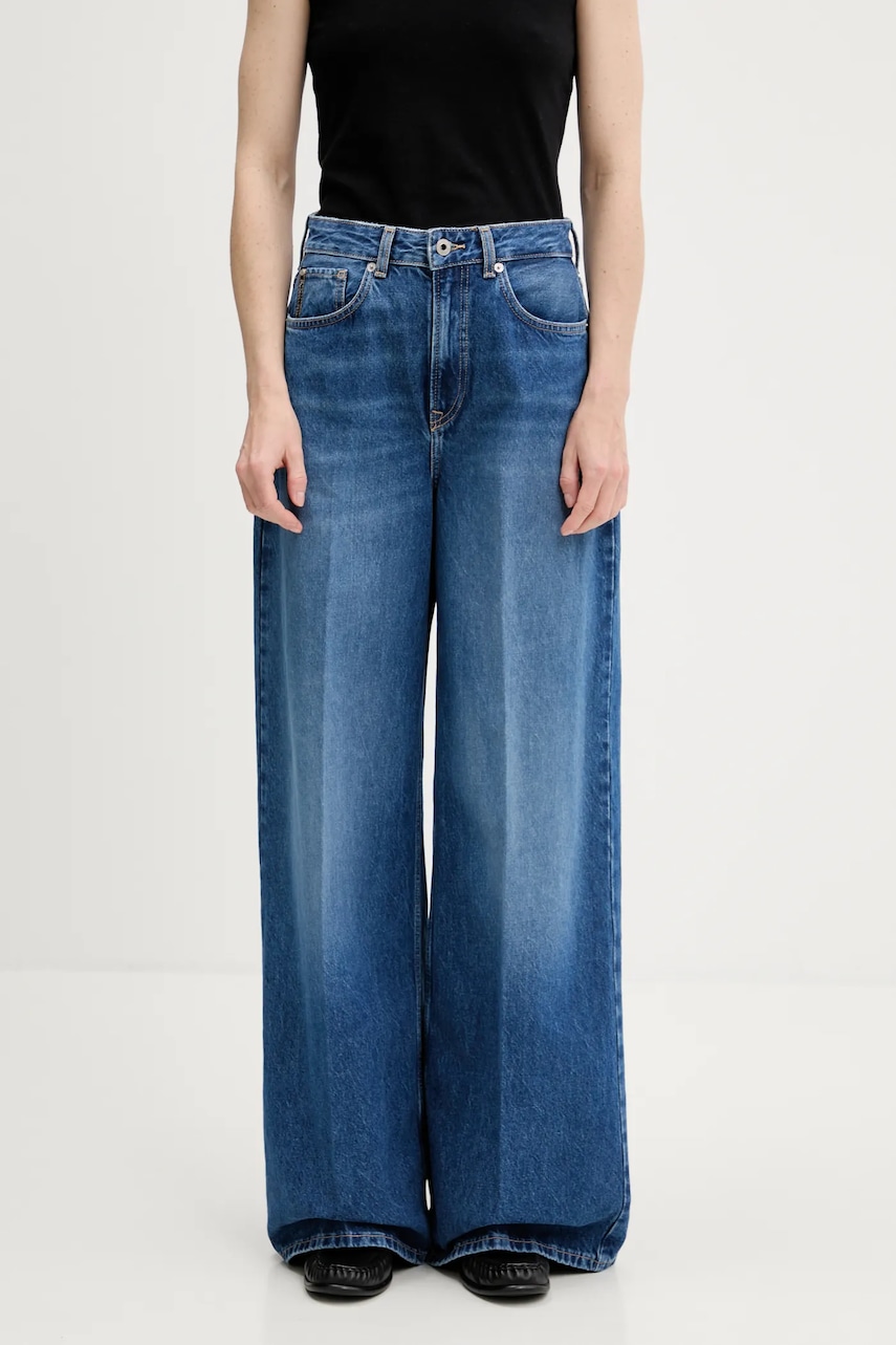 Džíny Pepe Jeans dámské, modrá barva, PL2047404A3