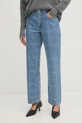 Džíny Pepe Jeans STRAIGHT JEANS HW GLITTER