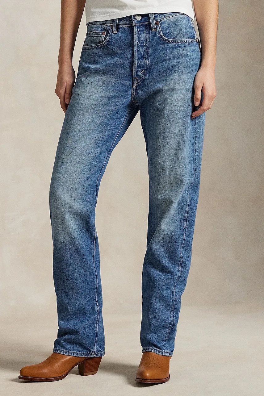 Džíny Polo Ralph Lauren dámské, high waist, 211969410