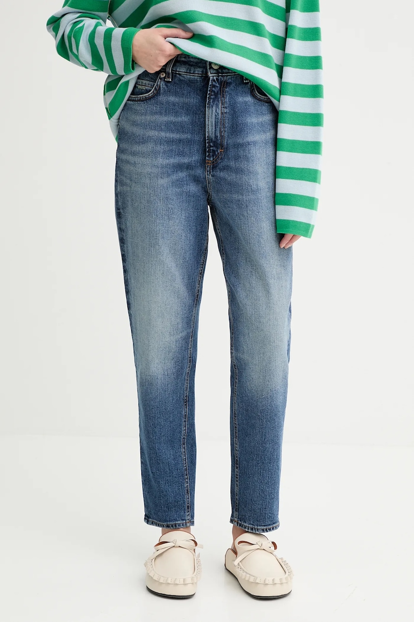 Džíny Renewed creative upcycling dámské, medium waist, Renewed INTU x Answear