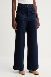 Džíny Sessun dámské, tmavomodrá barva, 22507004