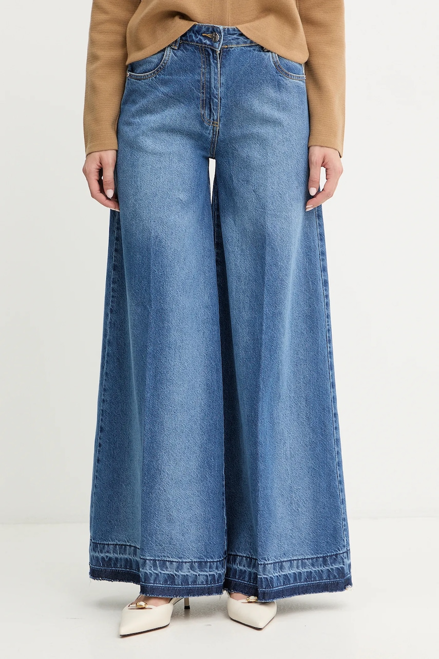 Džíny Silvian Heach LUCAS dámské, modrá barva, GPA25103JE