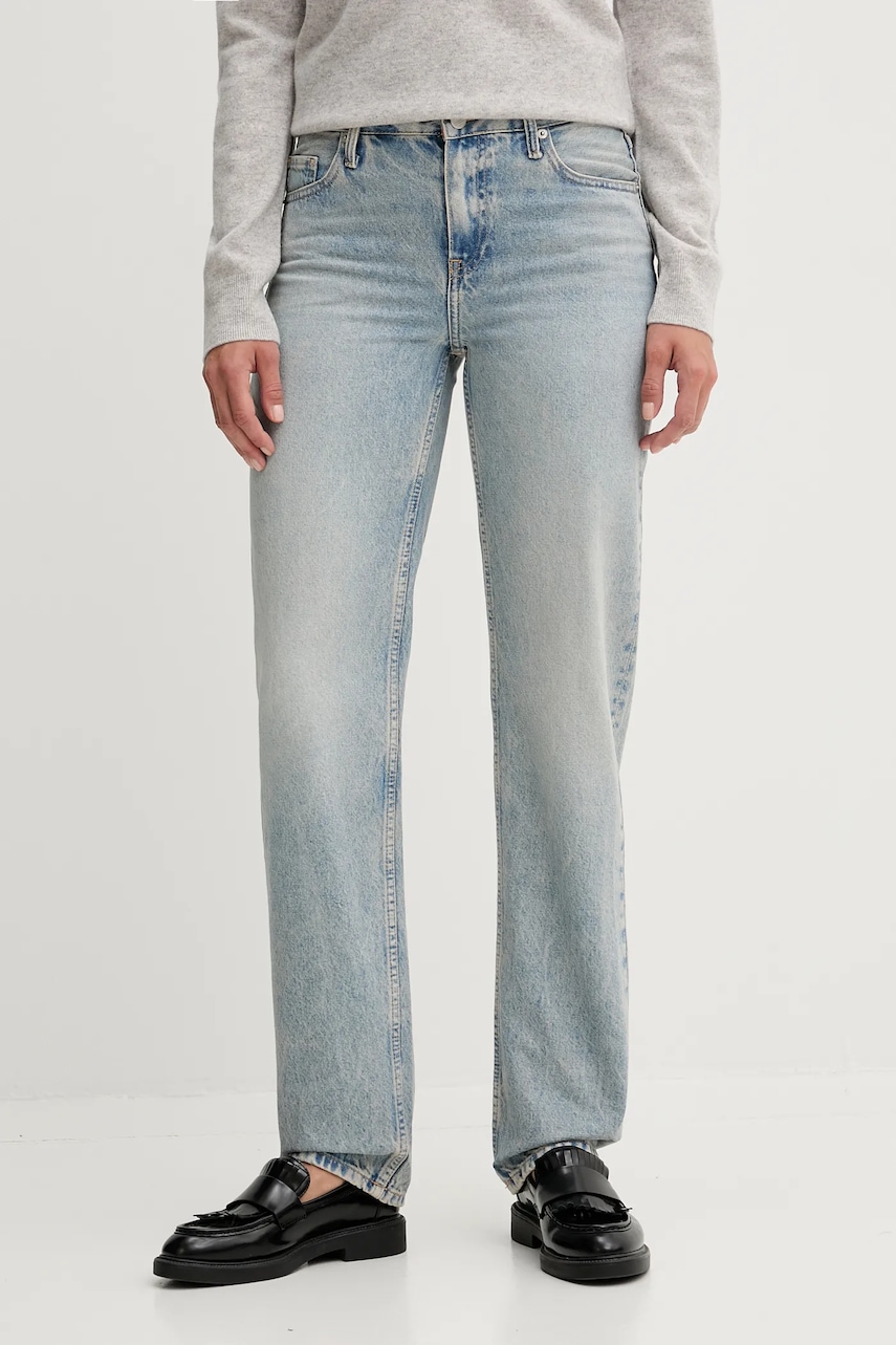 Džíny Tommy Hilfiger dámské, high waist, WW0WW46727