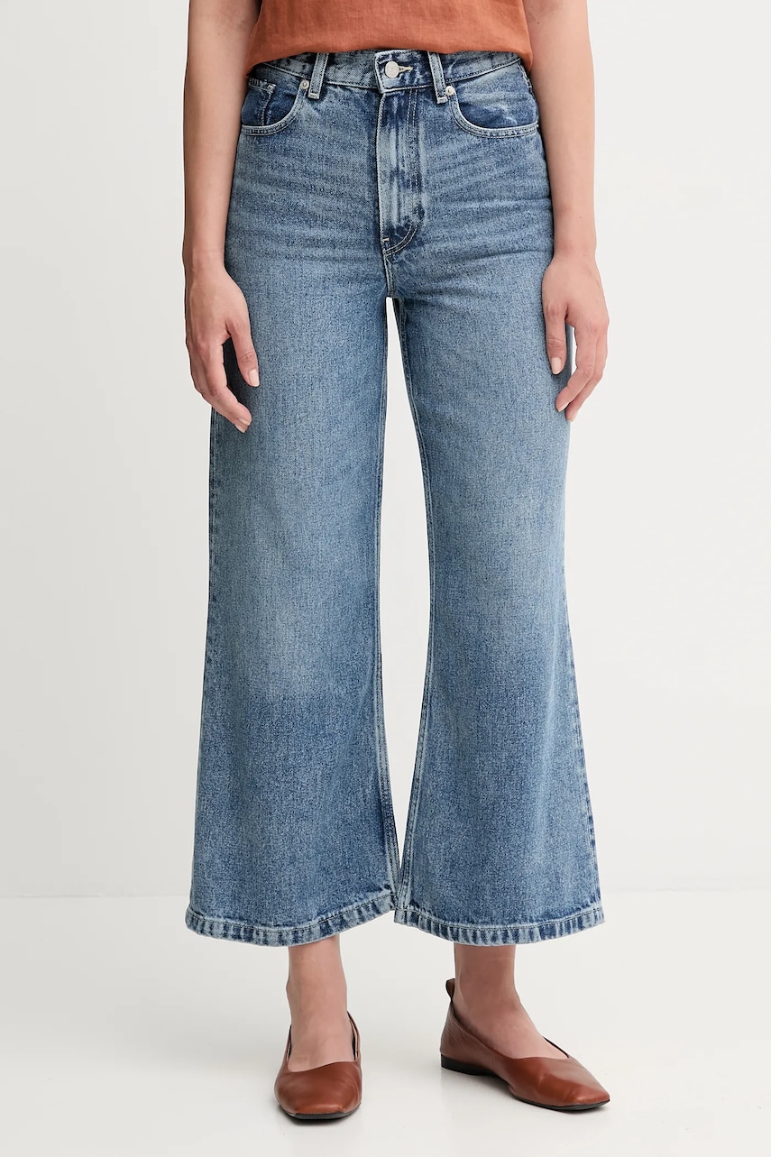 Džíny Tommy Hilfiger dámské, modrá barva, WW0WW46484