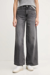 Džíny Tommy Hilfiger dámské, šedá barva, WW0WW48396