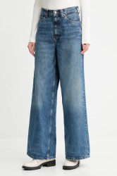 Džíny Tommy Hilfiger dámské, tmavomodrá barva, WW0WW46731