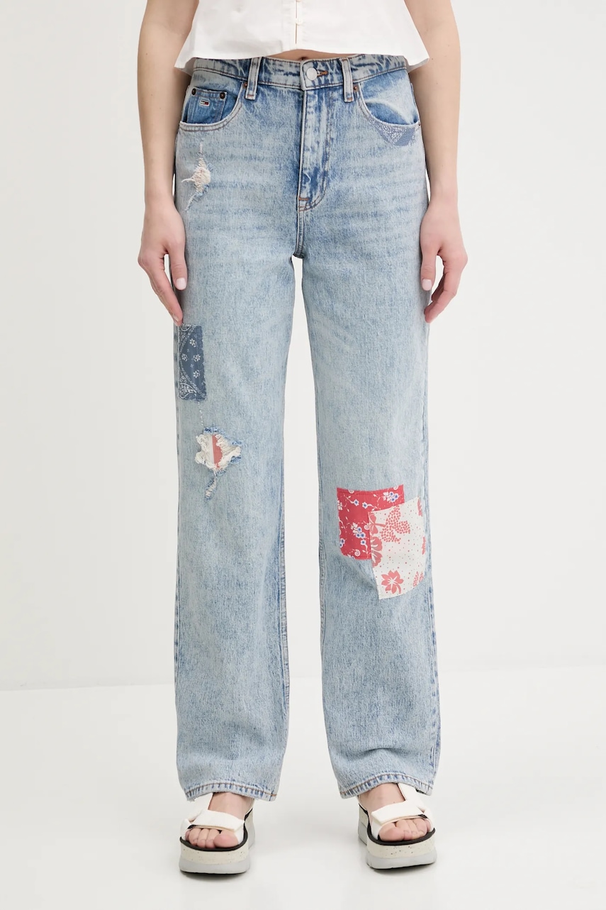 Džíny Tommy Jeans dámské, high waist, DW0DW20017