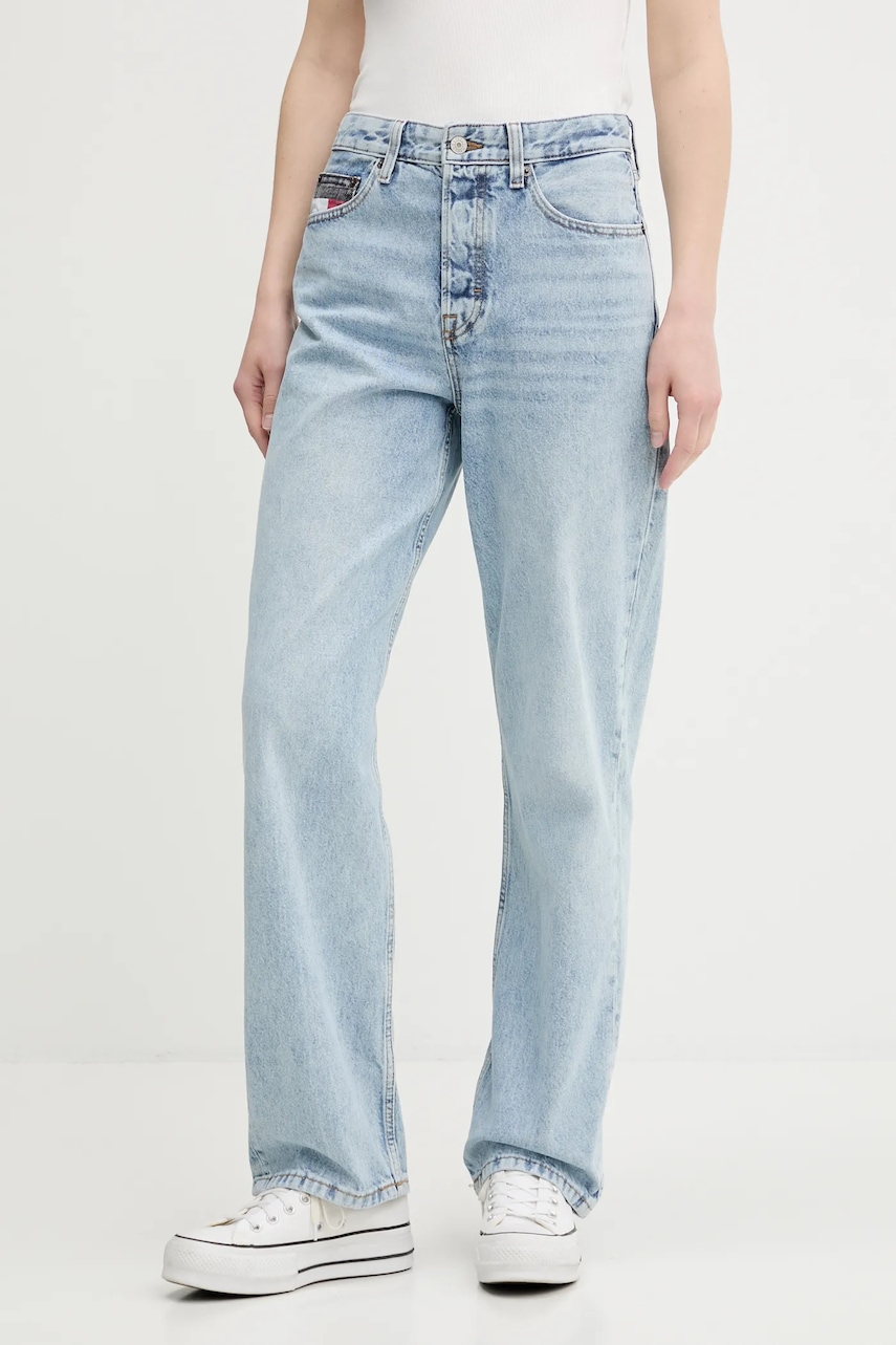 Džíny Tommy Jeans dámské, high waist, DW0DW20498