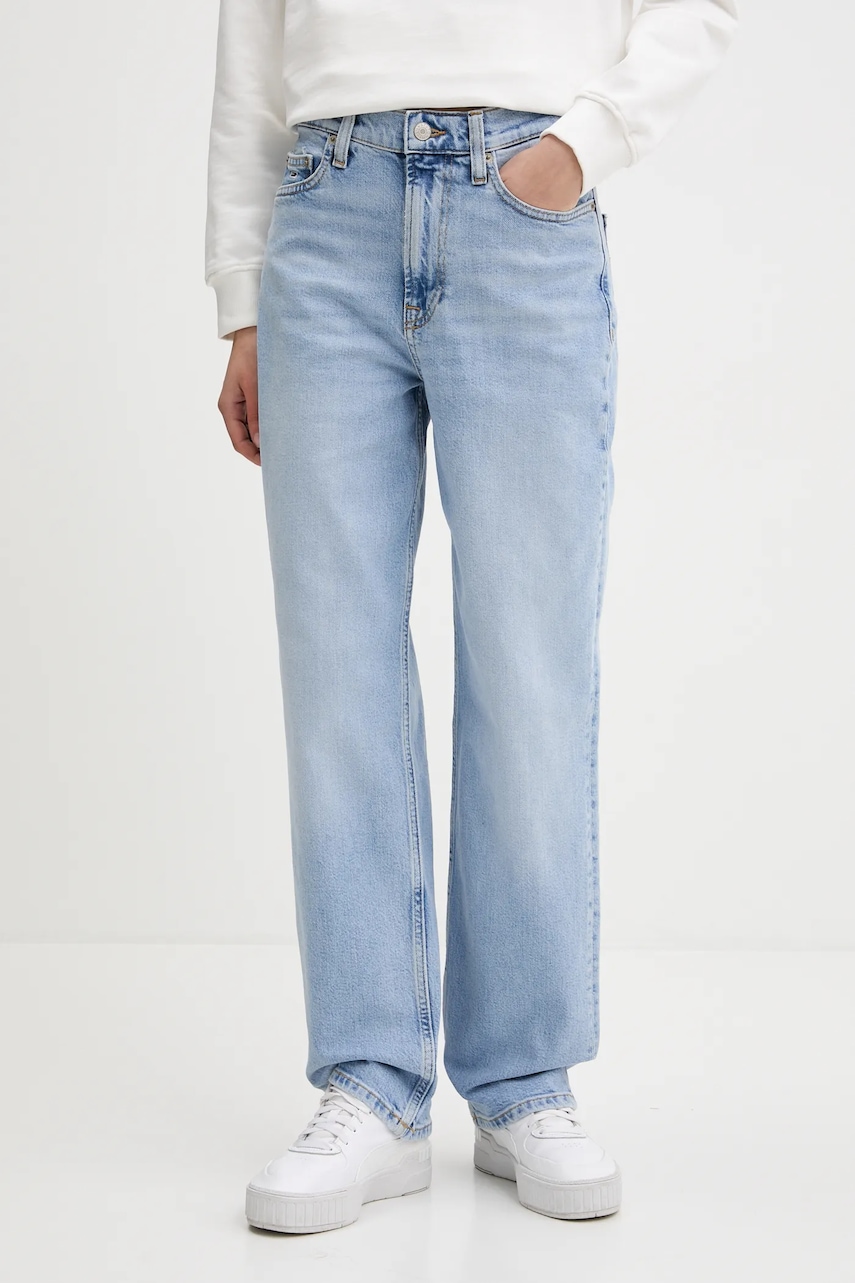 Džíny Tommy Jeans dámské, high waist, DW0DW20643