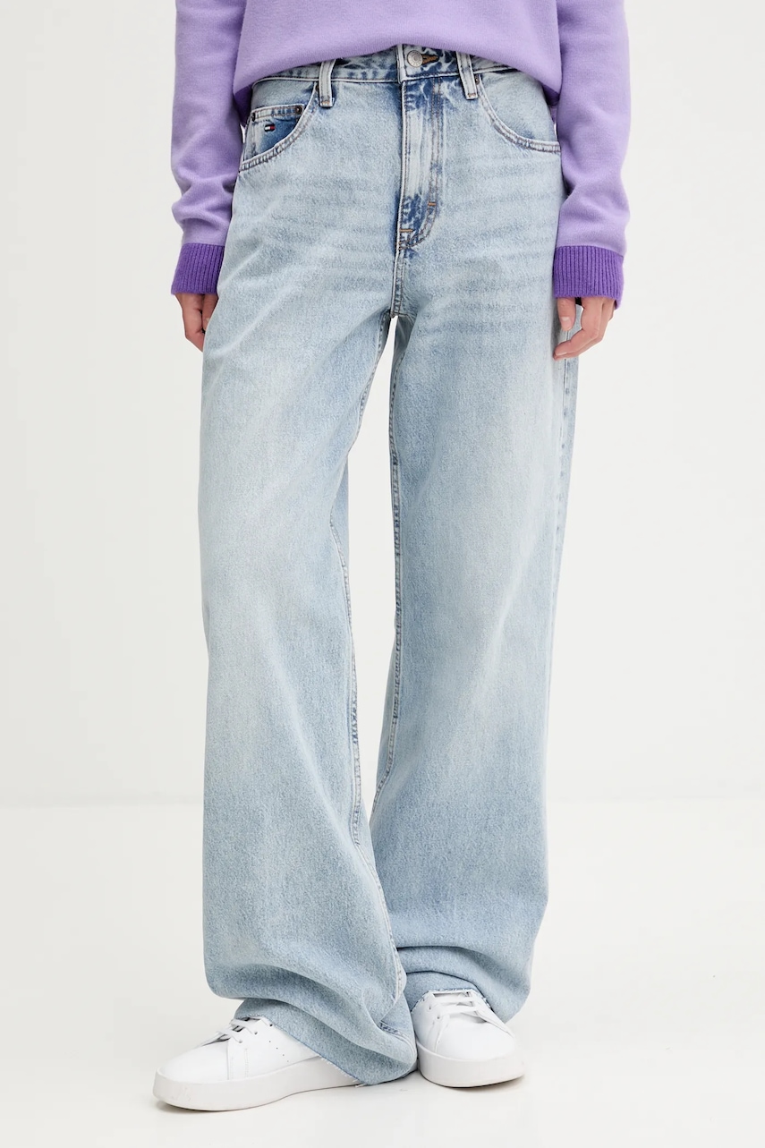 Džíny Tommy Jeans dámské, high waist, DW0DW21412