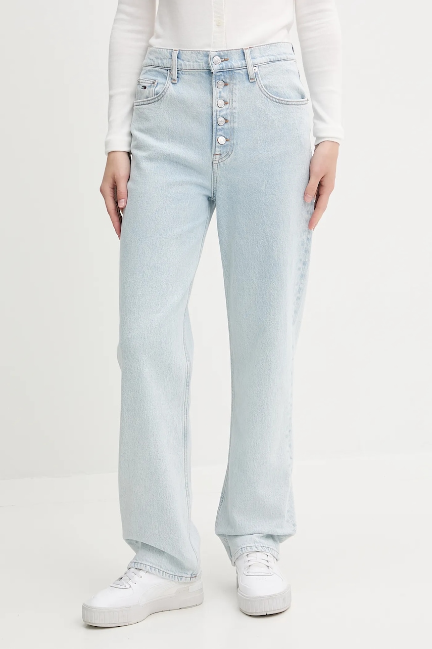 Džíny Tommy Jeans dámské, high waist, DW0DW21735