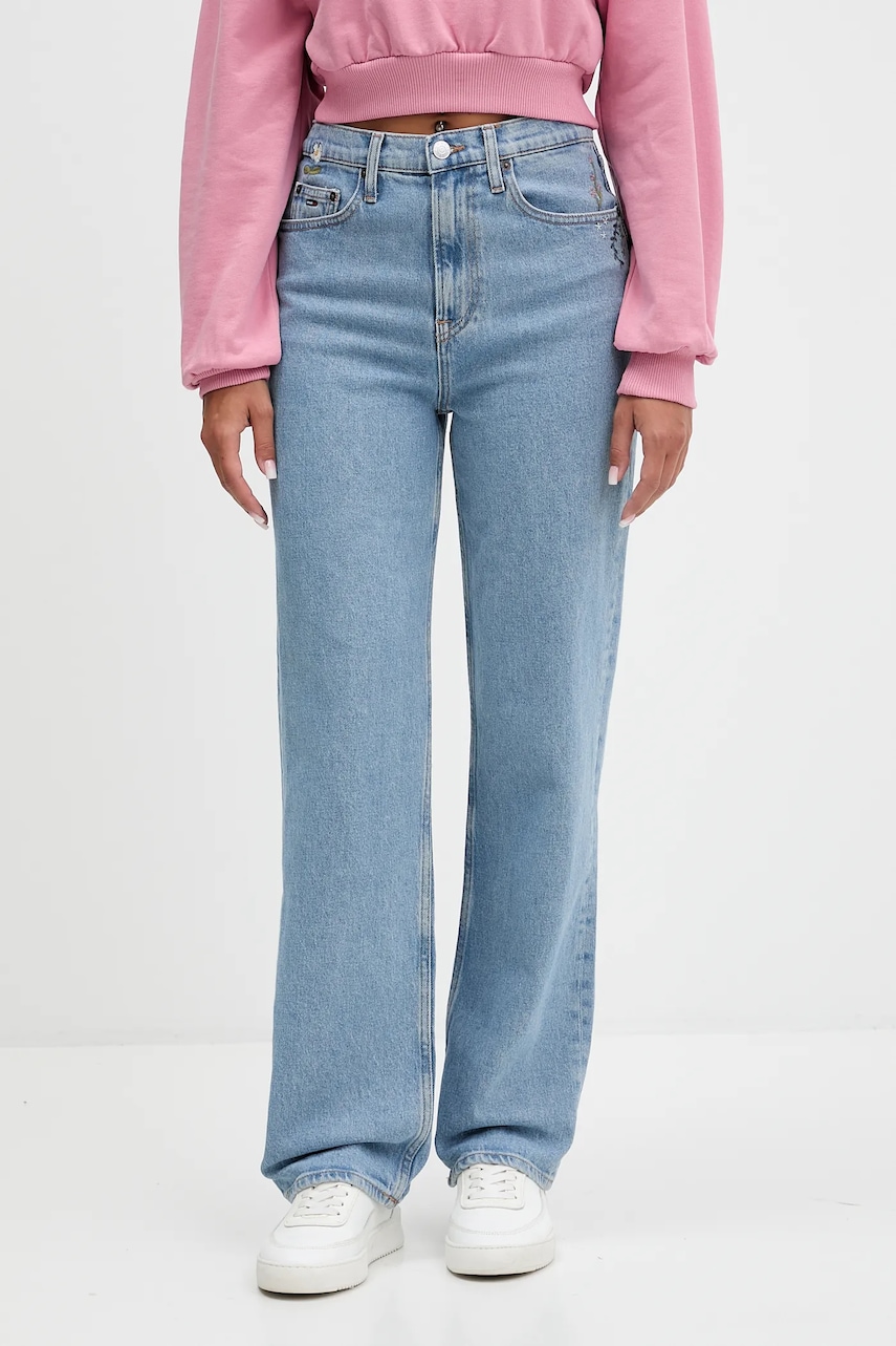 Džíny Tommy Jeans dámské, high waist, DW0DW22147