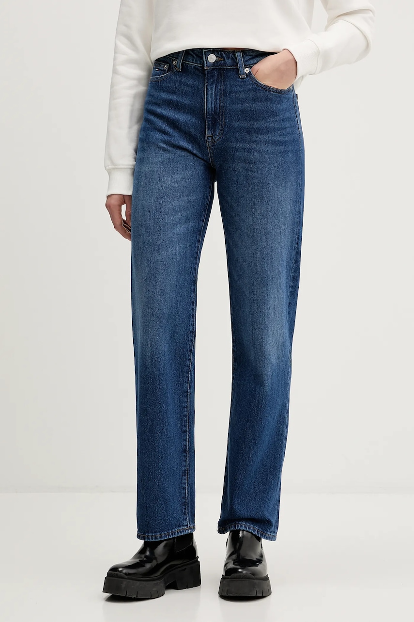 Džíny Tommy Jeans dámské, high waist, DW0DW22615