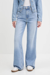 Džíny Tommy Jeans dámské, modrá barva, DW0DW20583