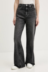 Džíny Tommy Jeans dámské, šedá barva, DW0DW20660