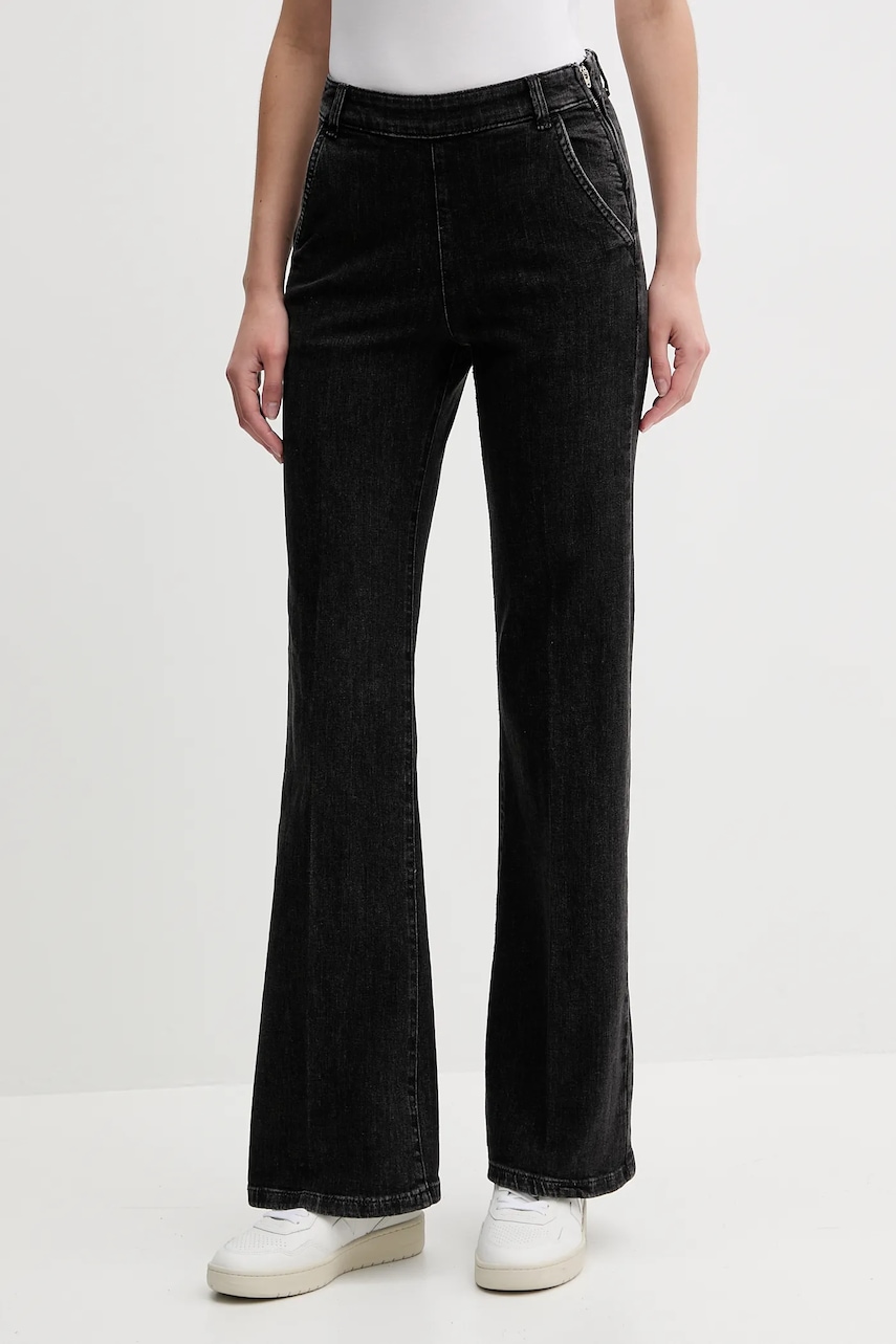 Džíny United Colors of Benetton dámské, high waist, 4TUTDF06V