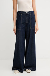 Džíny United Colors of Benetton dámské, modrá barva, 40M0DE02H