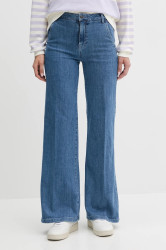 Džíny United Colors of Benetton dámské, tmavomodrá barva, 4TUT574X5