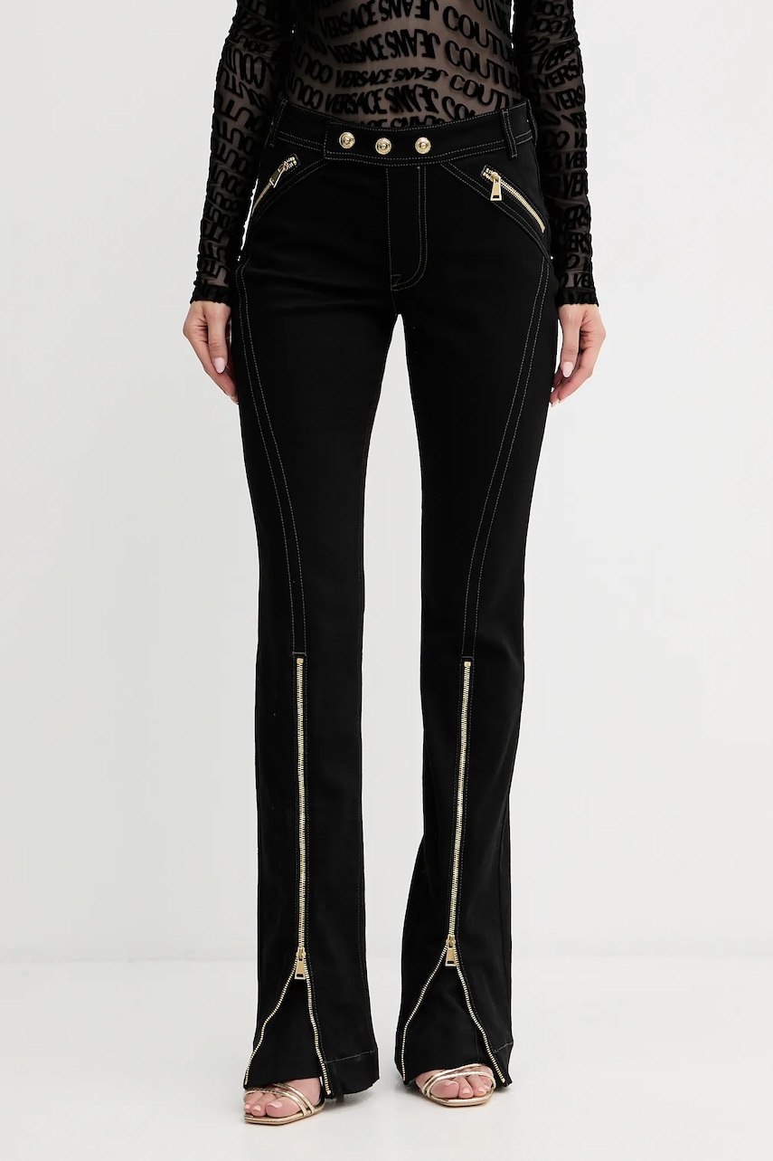 Džíny Versace Jeans Couture dámské, high waist, 79HAB56M DT037