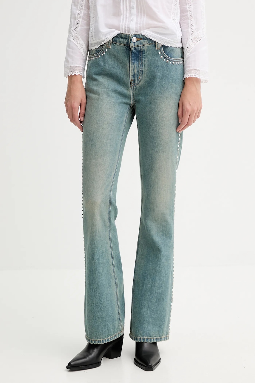 Džíny ZADIG&VOLTAIRE dámské, medium waist, WWJE01292