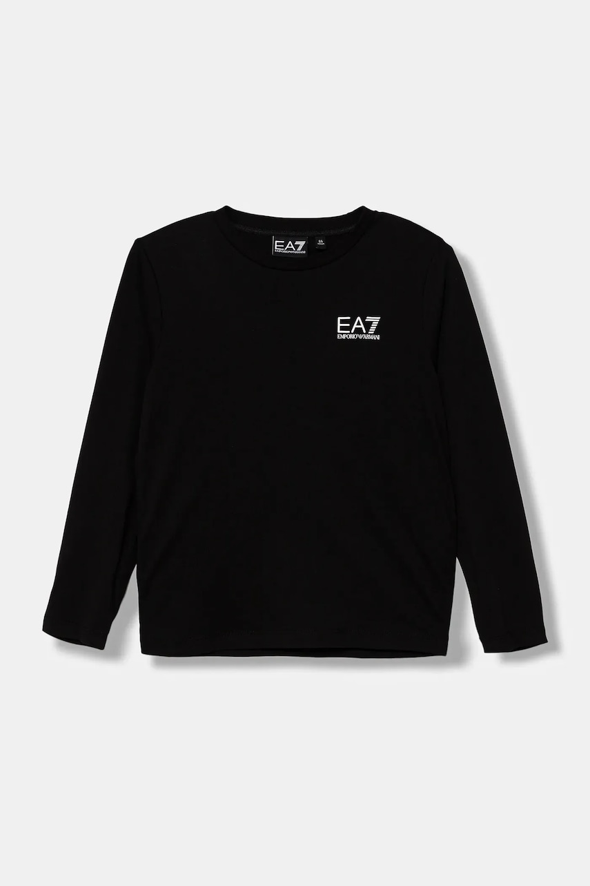 EA7 Emporio Armani  Dětské bavlněné tričko s dlouhým rukávem