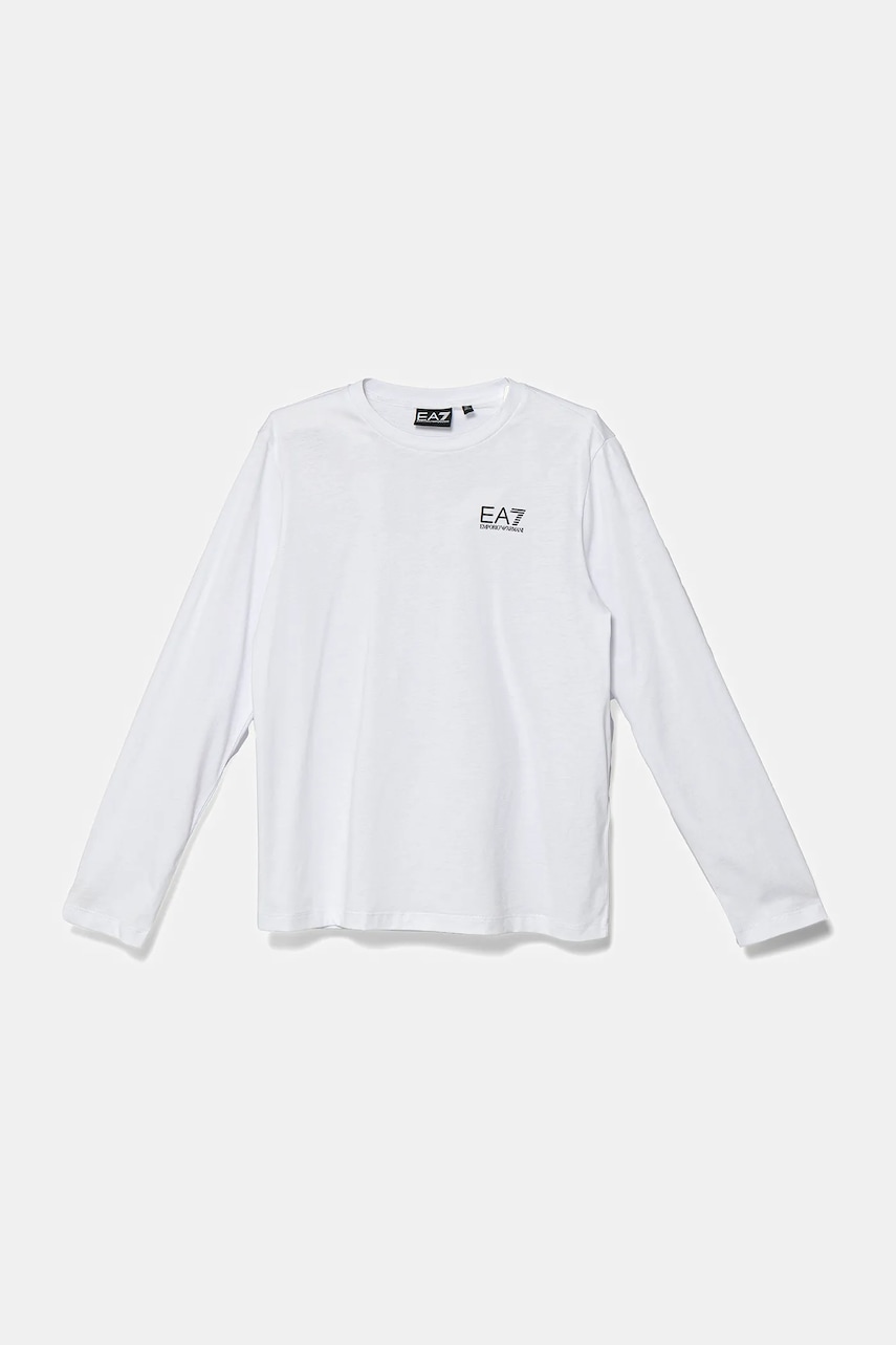 EA7 Emporio Armani  Dětské bavlněné tričko s dlouhým rukávem