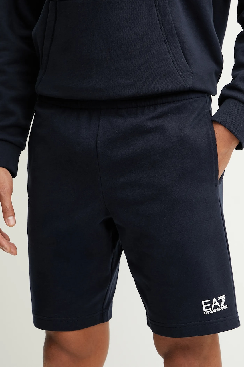 EA7 Emporio Armani  teplákové šortky pánské bavlněné