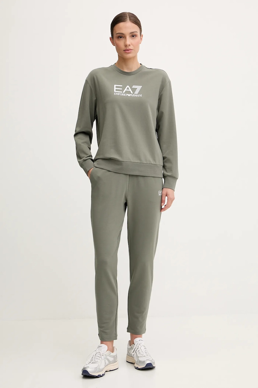 EA7 Emporio Armani  teplákový set dámský bavlněný s elastanem