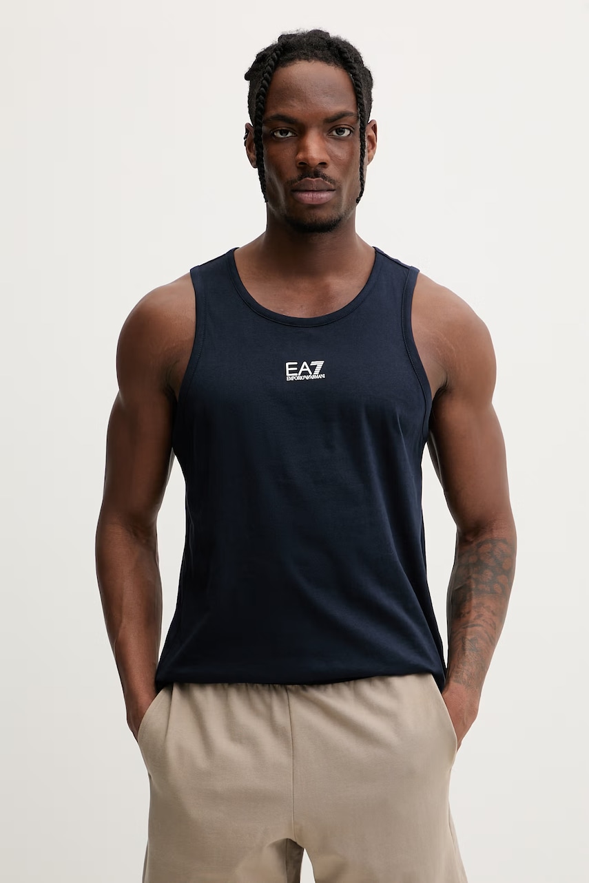 EA7 Emporio Armani top pánský bavlněný