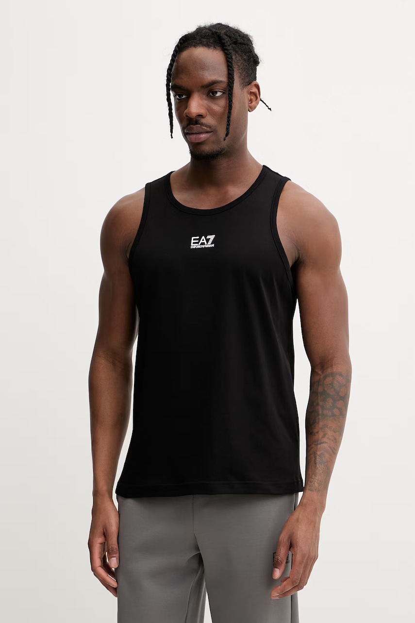 EA7 Emporio Armani top pánský bavlněný