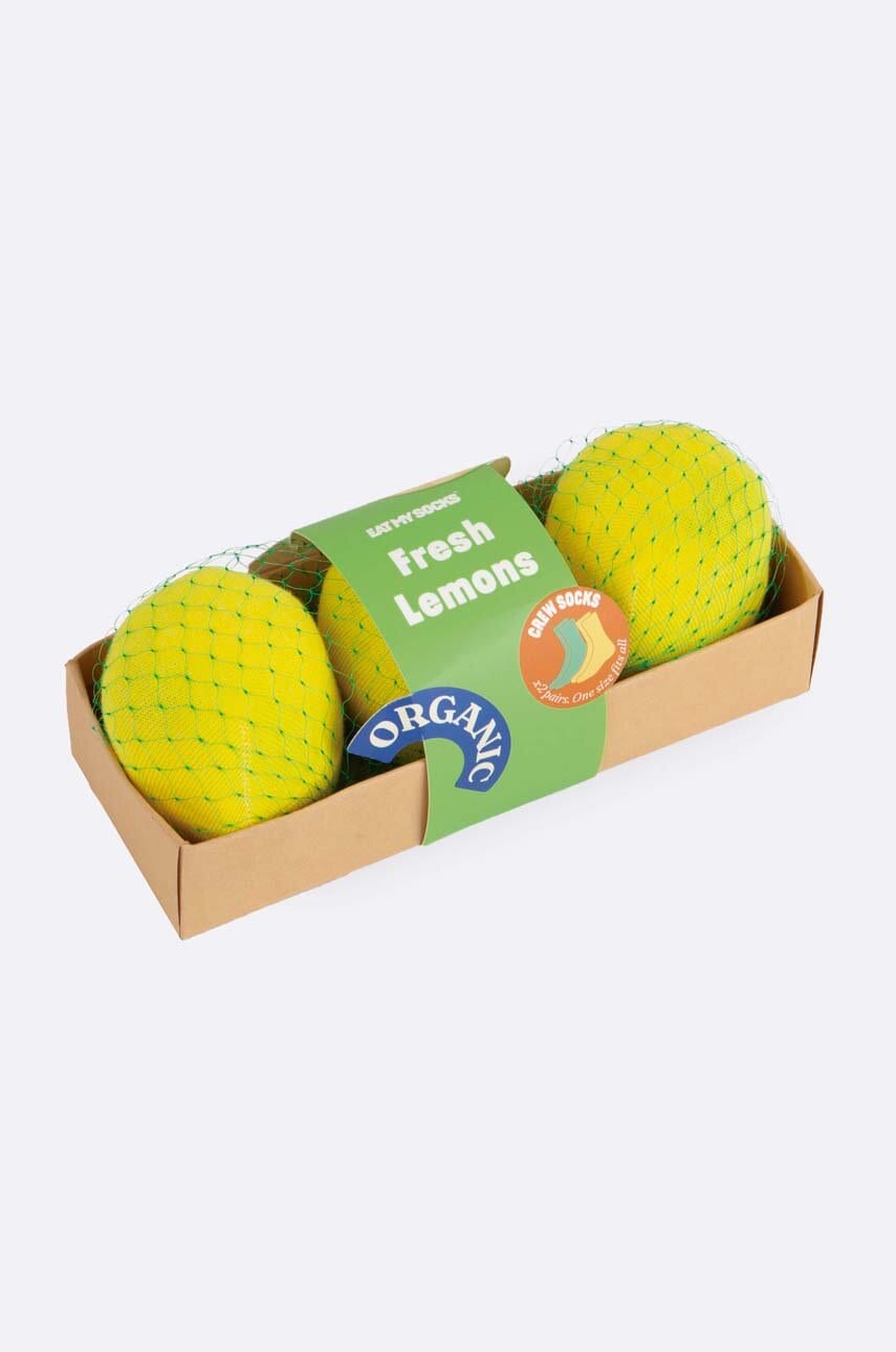 Eat My Socks  Ponožky  Fresh Lemons 2-pack