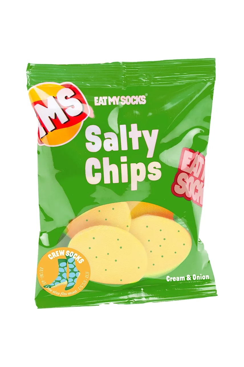 Eat My Socks  Ponožky  Salty Chips Green