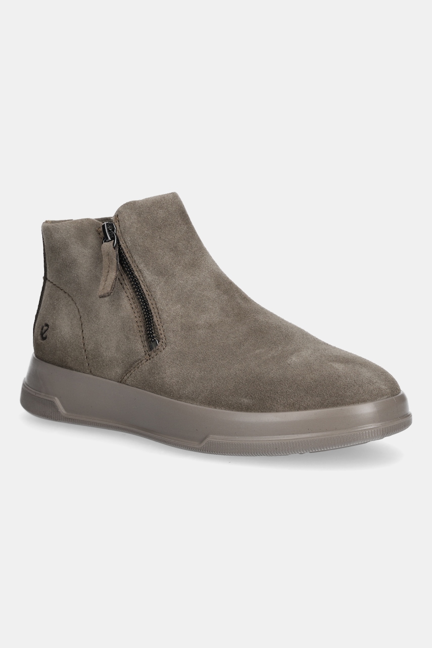 Ecco  Semišové boty  Move Zip Bootie