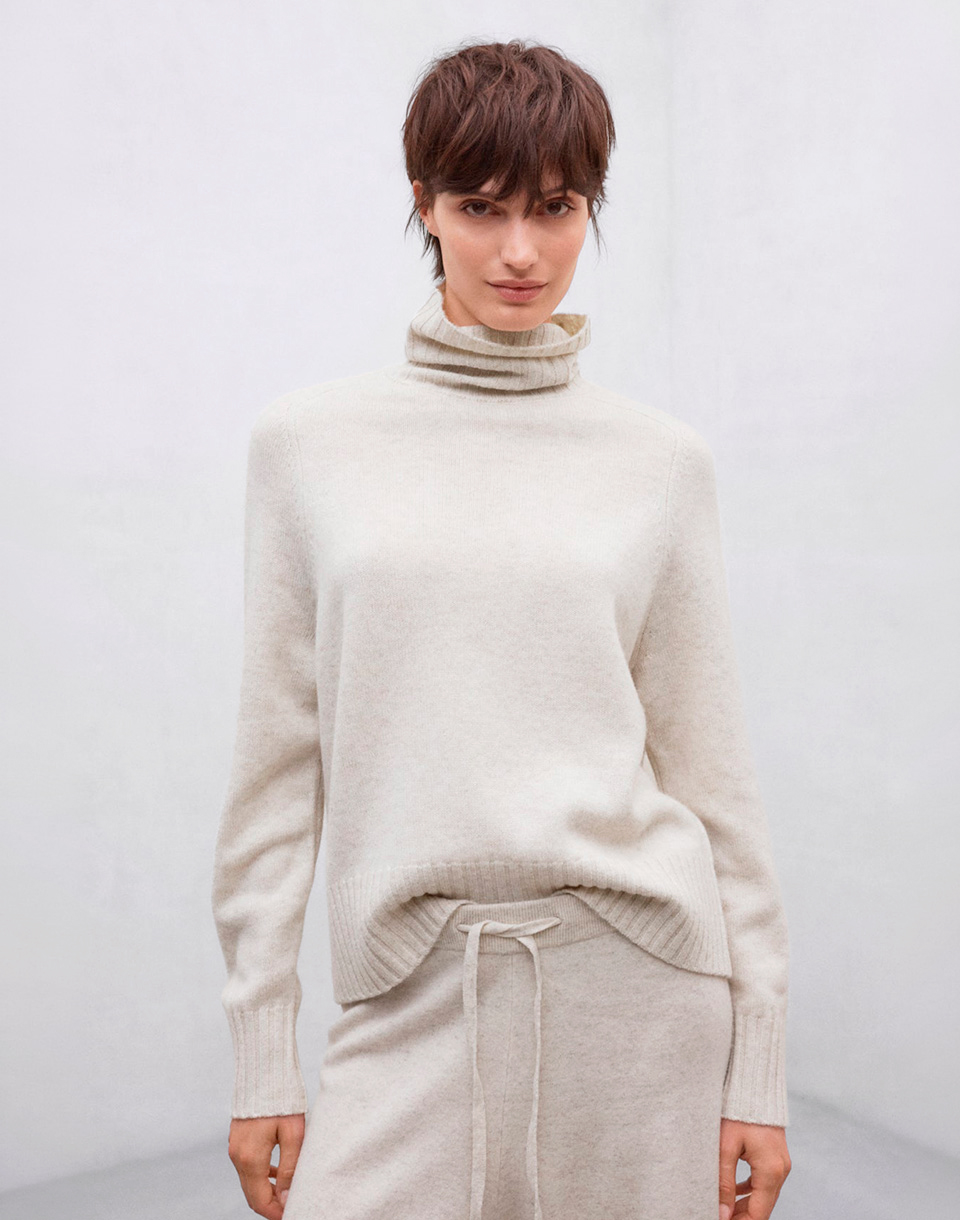 ECOALF Caqui Sweater Bone Melange L