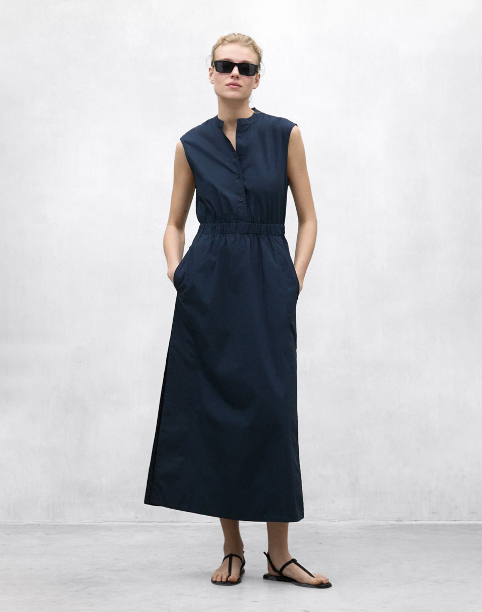 ECOALF Mika Dress Deep Navy S