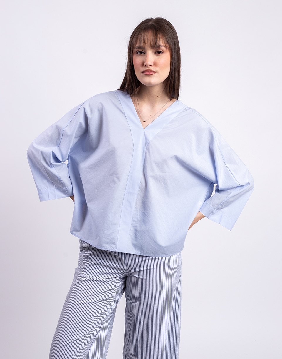 ECOALF Pia Shirt SKY BLUE M/L