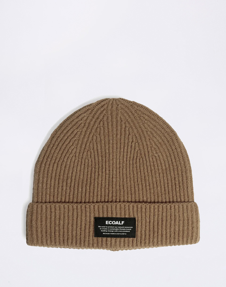 ECOALF Sierra Wool Beanie Brown Melange