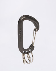 Edwin Carabiner with Key Ring Black