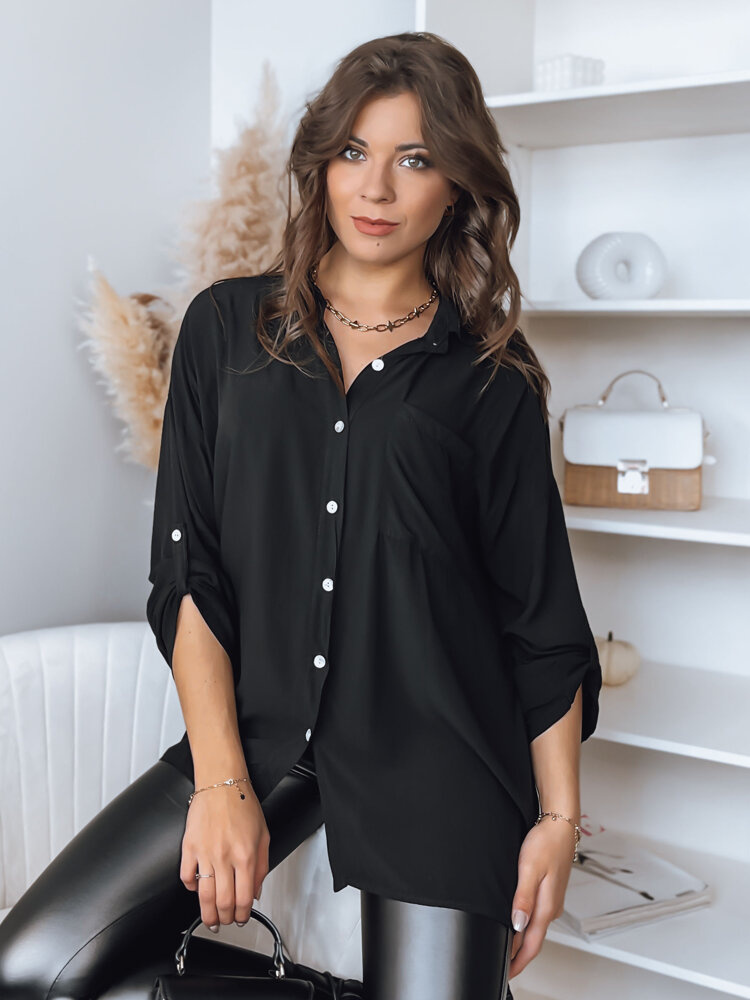 Elegantní dámská košile RANCH Barva černá DSTREET