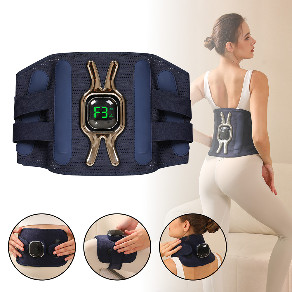 Elektrický masážní a vyhřívací bederní pás inSPORTline Soncharge